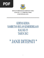 Kertas Kerja Bulan Kemerdekaan 2012