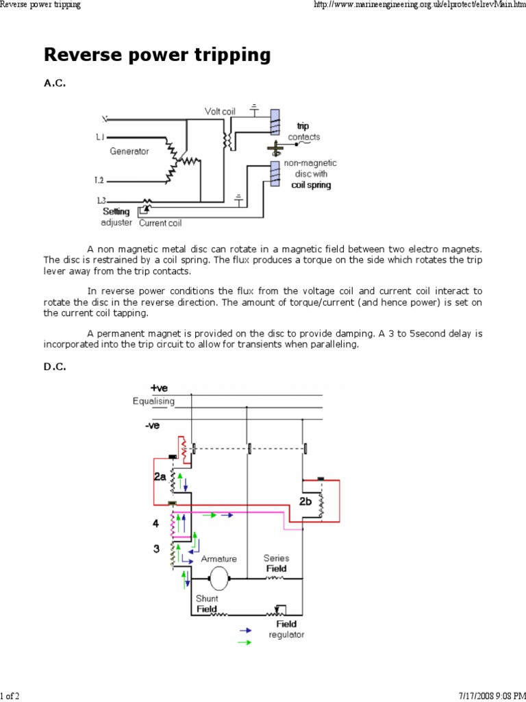 Understanding Reverse Power Tripping | PDF