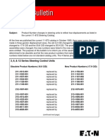 Service Bulletin: 3, 6, & 12 Series Steering Control Units