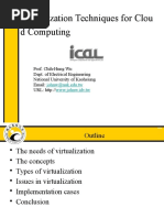 Virtualization and Cloud