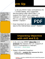 Day 2 - 2016 - US Support of French in Vietnam - Reasons. - Not Complete