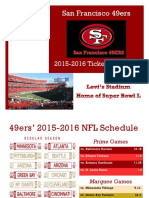 49ers Ticket Brochure