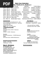 6 March 2016 Announcement