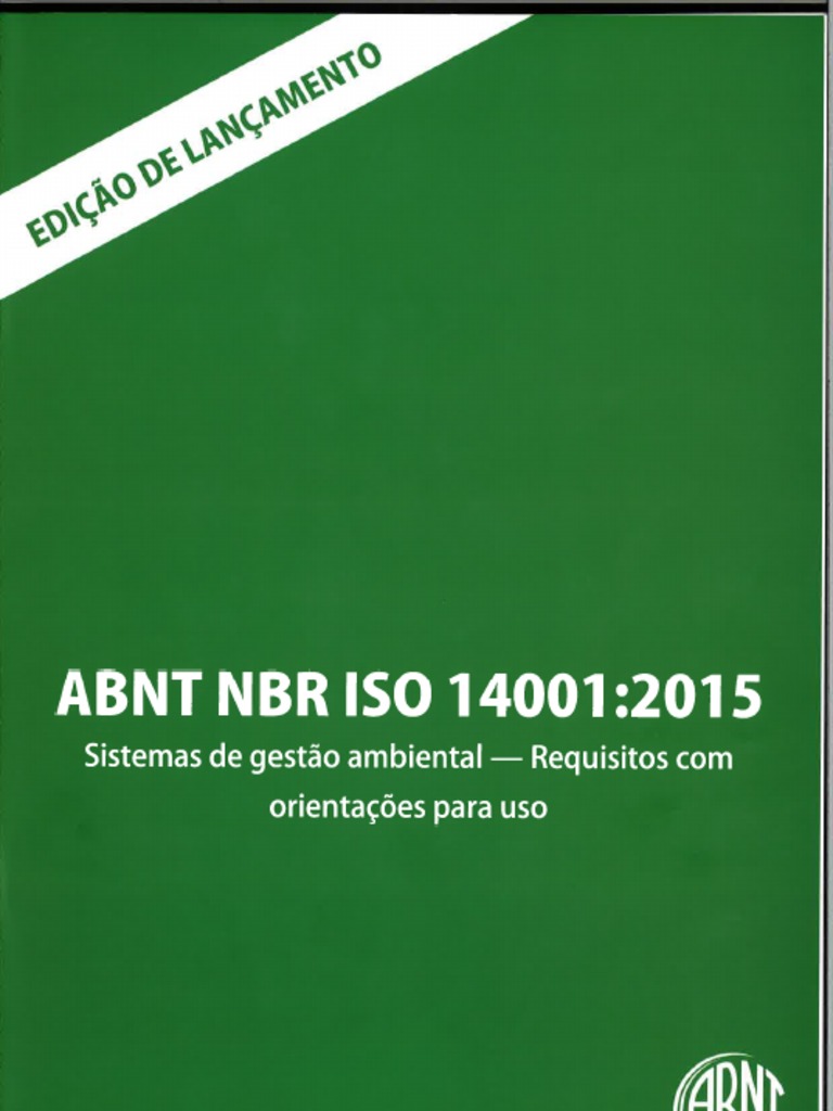 Abnt NBR Iso 140012015 PDF