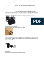 Alat Dan Bahan Untuk Cuci Dan Cetak Foto Manual Dan Digital