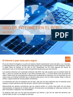 Uso de Internet en El Perú