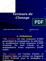 Vecteurs de Clonage