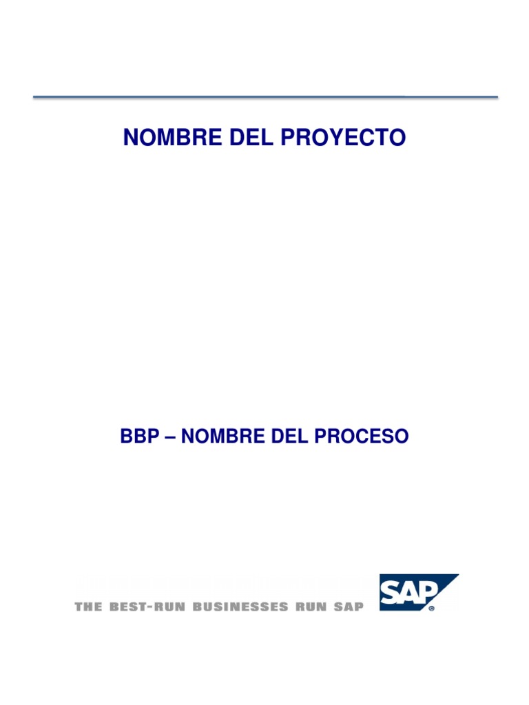 Business Blueprint BBP: Guía Completa | PDF | Toma de decisiones ...