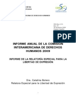 Informe Anual Relatoria Libertad Expresion 2009