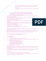 MED SURG OUTLINE Chapter 14 Care of Patients With Disorders of Upper Respiratory System