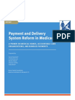 8837 Payment and Delivery System Reform in Medicare1