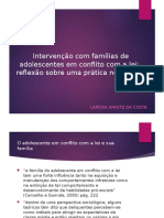 Intervenção Com Famílias de Adolescentes Em Conflito