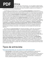 Entrevista Clinica - Examen Mental