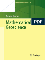 Mathematical Geoscience [Andrew Fowler, 2011] - (Geo Pedia)