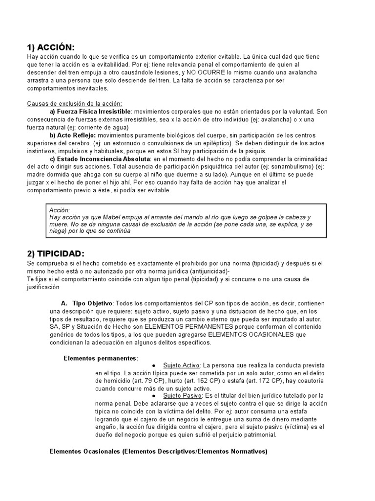 Teoria del delito resumen