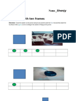 Counting With Ten Frames