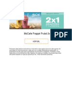 Mccafe Frappé Frutal 2X1: HDPGRL