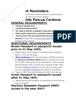 Passport Renewal Requirements