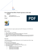 User Manual Pool FIFA World Cup Soccer 2010 With Match!