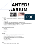 Wanted Poster Exemplar Barium