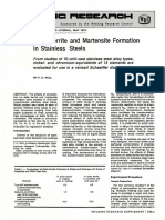 Formare Ferita in Austenitice