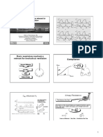 1) Basic Respiratory Mechanics Relevant For Mechanical Ventilation