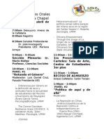 Programa XVIII Simposio de Investigación de Ciencias Sociales 