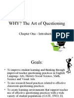 WHY? The Art of Questioning: Chapter One - Introduction