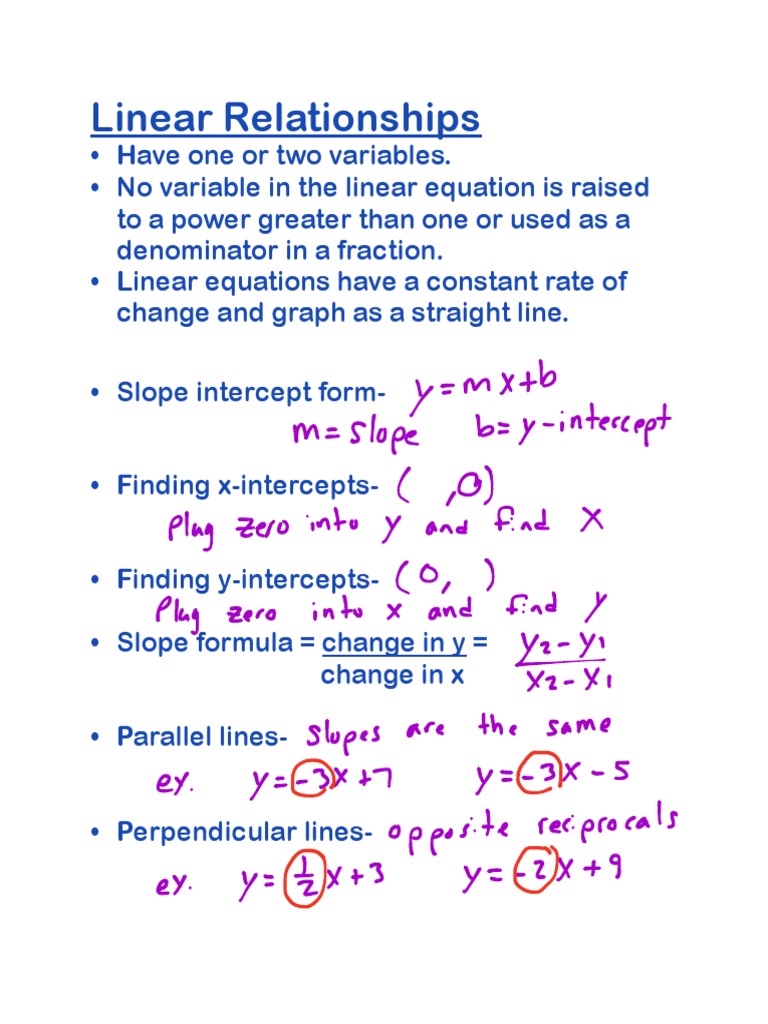 Understanding Linear Relationships and Functions | PDF