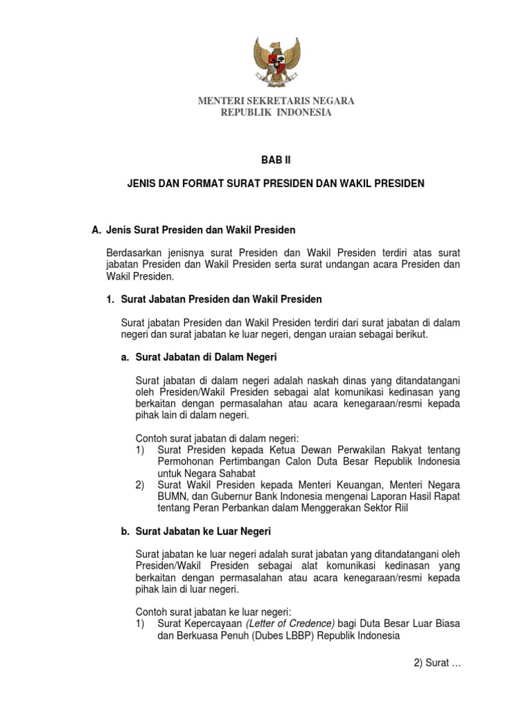 Cara Mengirim Surat Untuk Presiden