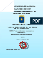 Informe de Campo - Cumbemayo