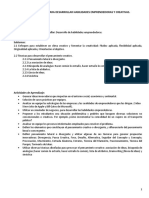 Enfoques y Tecnicas para Desarrolar Habilidades Emprendedoras y Creativas