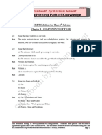 NCERT Solution Science - Class 6 - Chapter 2 - Components of Food