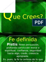 Que Crees FE