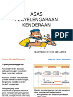  Asas Penyelenggaraan Kenderaan