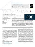 Thermodynamic Performance Analysis of a Novel Electricity-heating Cogeneration System (EHCS) Based on Absorption Heat Pump Applied in the Coal-fired Power Plant