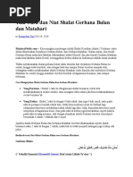 Download Tata Cara Dan Niat Shalat Gerhana Bulan Dan Matahari by lalu ahmad faisal SN303114393 doc pdf