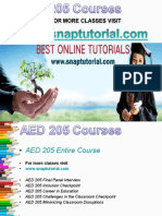 AED 205 Academic Success/snaptutorial