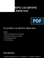 Unit II - Teaching Learning Process