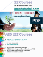 AED 222 Academic Success/snaptutorial