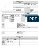 Call Sheet Horror