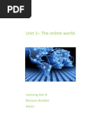 learning aim b revision booklet