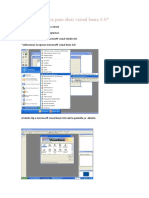 Pasos para Abrir Visual Basic 6