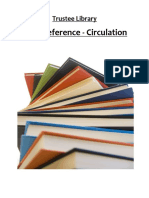 Trustee Library Circulation Policies (Revised 2010)