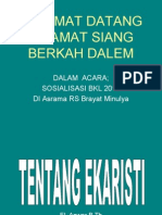 Tentang Ekaristi