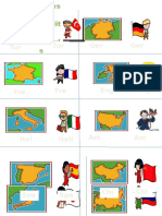  Countries and Nationalities Flashcards