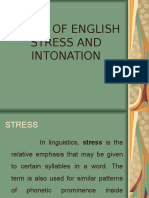 Study of English Stress and Intonation