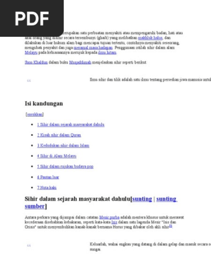 Cara Penyembuhan Sihir Pdf