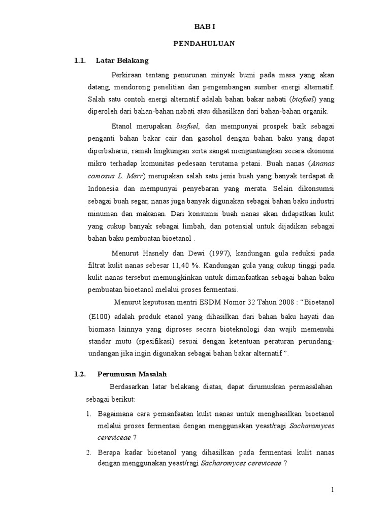 Proposal Penelitian Teknik Kimia