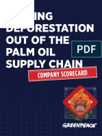 Greenpeace Palm Oil Scorecard